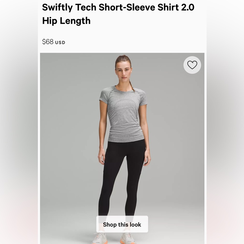 Lululemon Swiftly T-shirt
